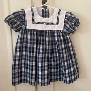 Beaufort Bonnet Navy Plaid Dress